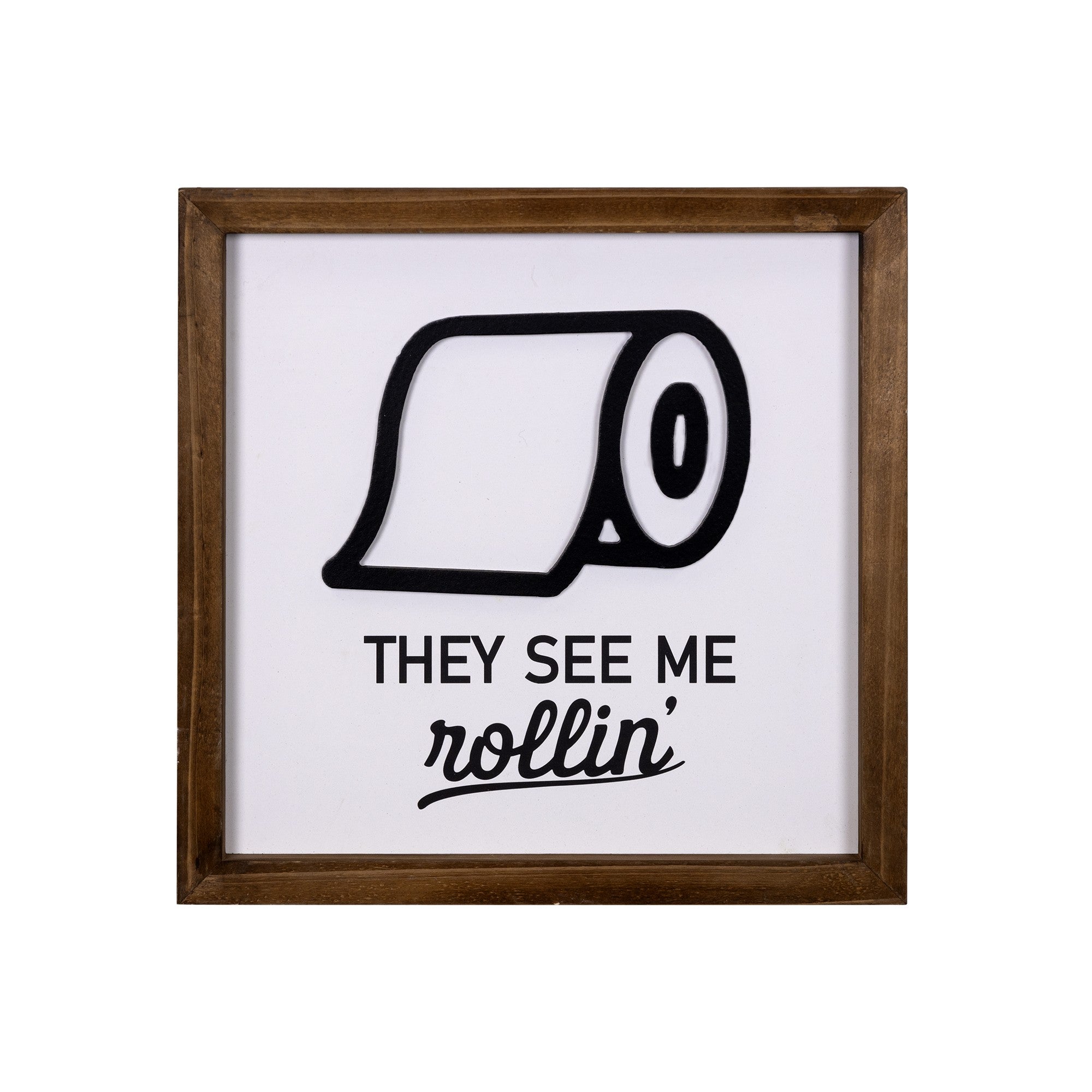 They See Me Rollin' Framed Wall Art