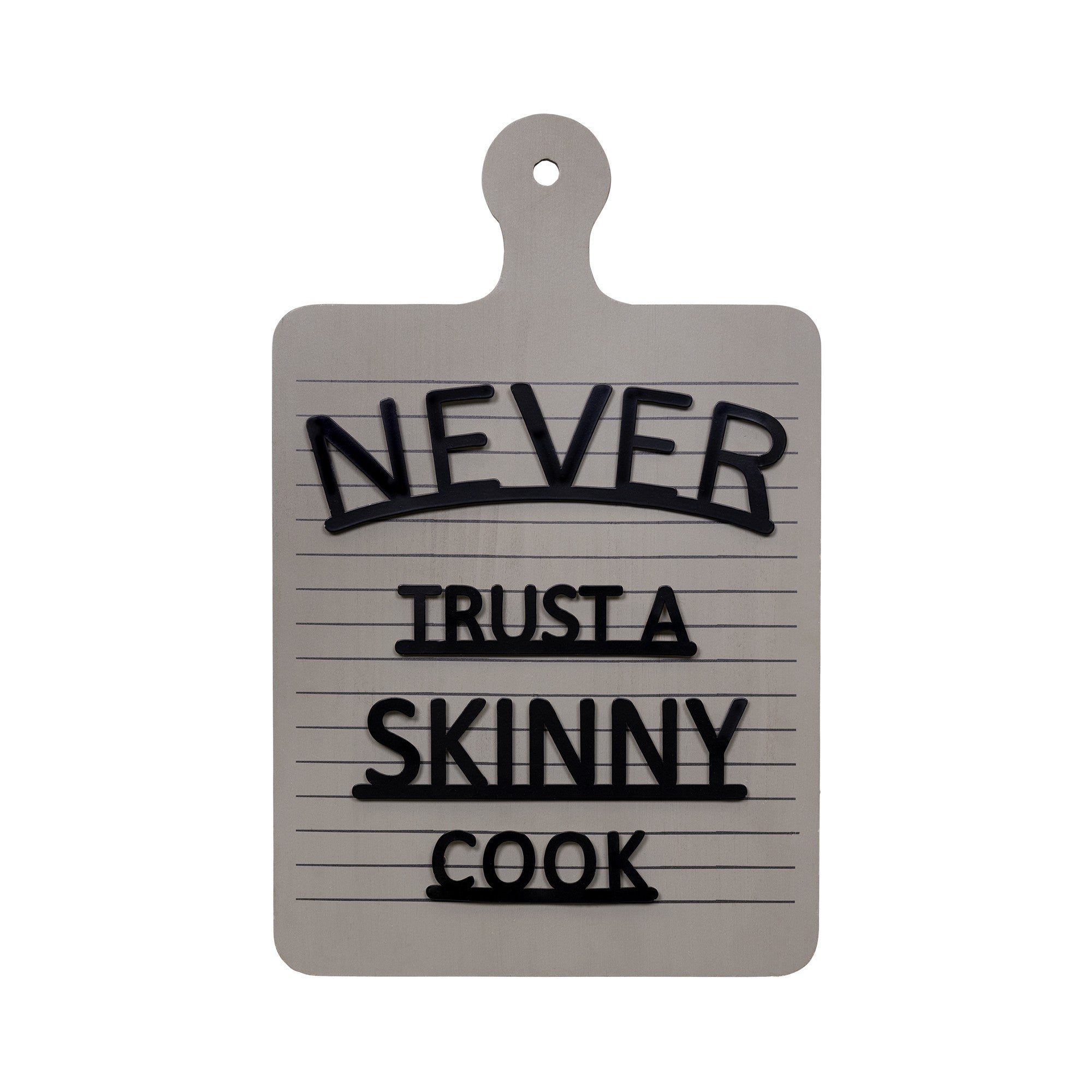 Never Trust A Skinny Cook Wall Art