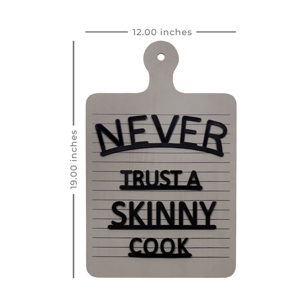 Never Trust A Skinny Cook Wall Art