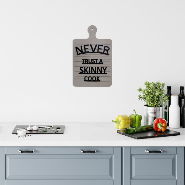 Never Trust A Skinny Cook Wall Art