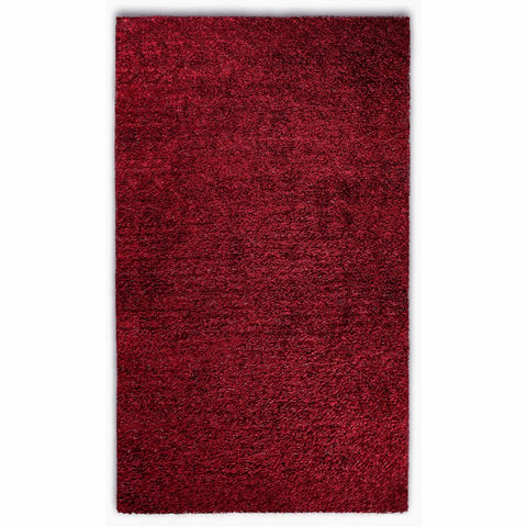 2’ x 8’ Burgundy Contemporary Runner Rug