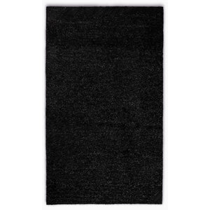 2’ x 8’ Black Contemporary Runner Rug