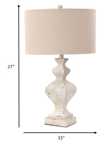 Set of 2 Beige Curvy Base Table Lamps