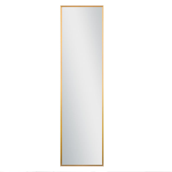 Long Gold Full Length Standing Mirror