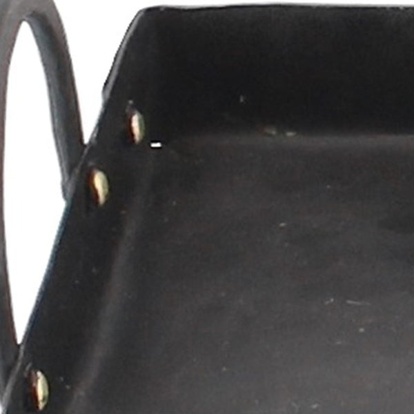 Traditional Black Iron Serving Tray