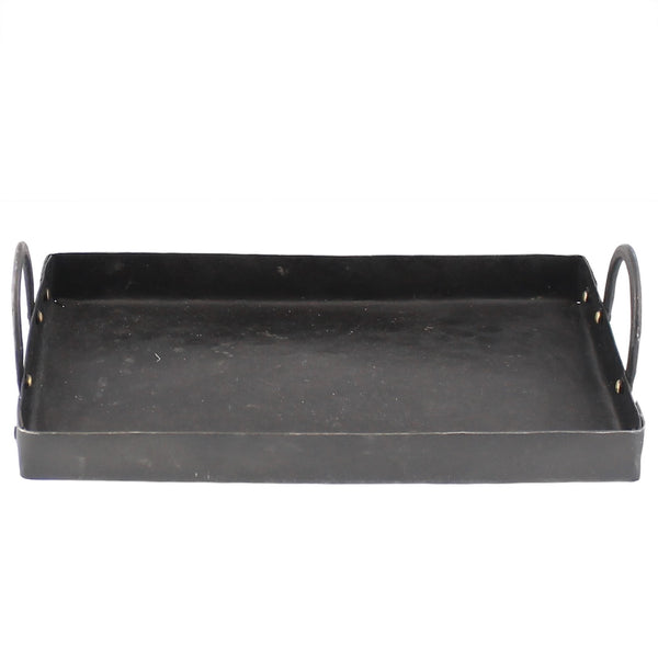 Traditional Black Iron Serving Tray