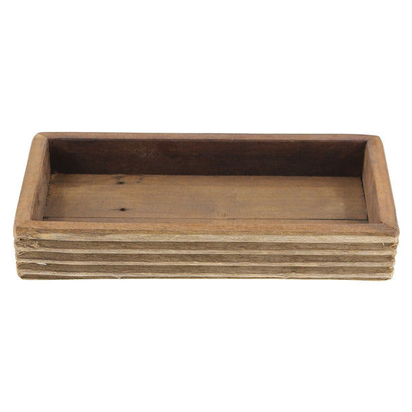 Reclaimed Wood Rectangular Tray