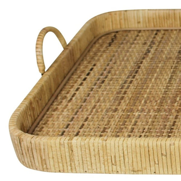 Jumbo Bamboo Rectangular Tray