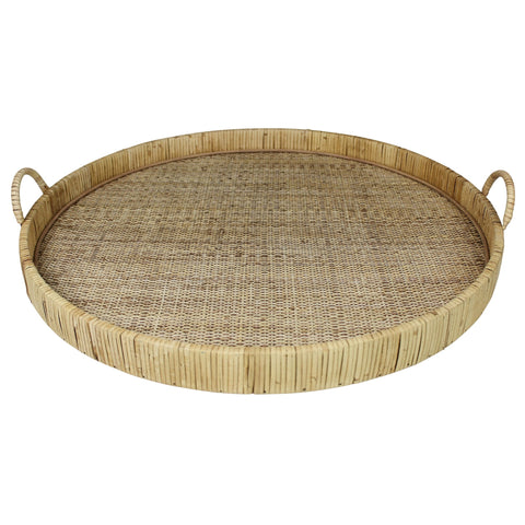 Jumbo Bamboo Round Tray