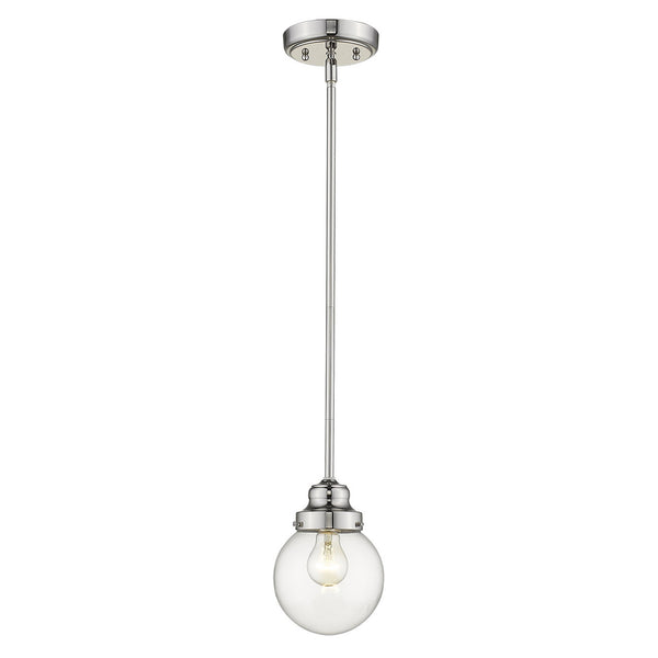 Portsmith 1-Light Polished Nickel Pendant