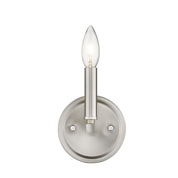 Sawyer 1-Light Satin Nickel Sconce