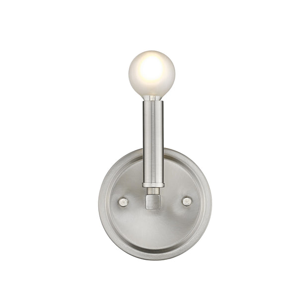 Sawyer 1-Light Satin Nickel Sconce