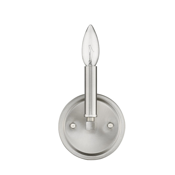 Sawyer 1-Light Satin Nickel Sconce