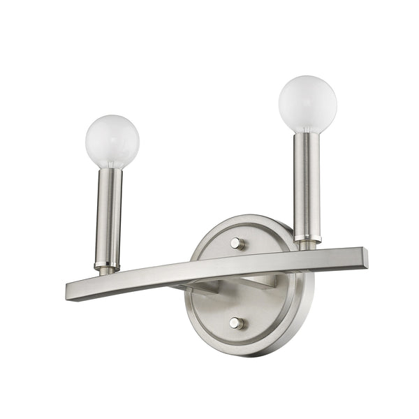 Sawyer 2-Light Satin Nickel Vanity