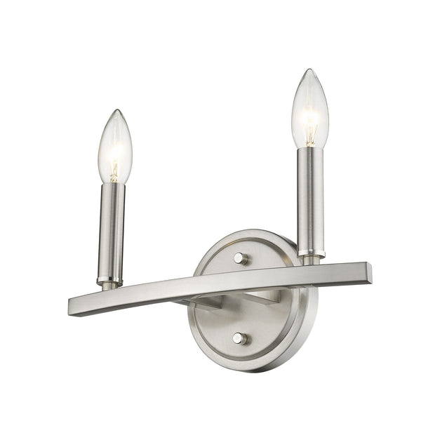 Sawyer 2-Light Satin Nickel Vanity