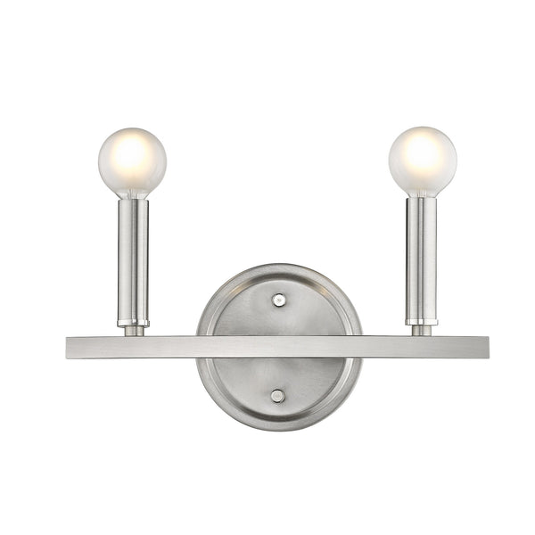 Sawyer 2-Light Satin Nickel Vanity