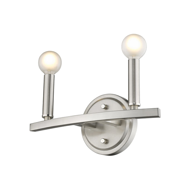 Sawyer 2-Light Satin Nickel Vanity