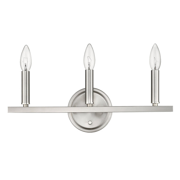 Sawyer 3-Light Satin Nickel Vanity