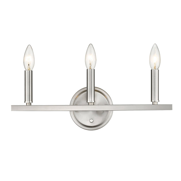 Sawyer 3-Light Satin Nickel Vanity