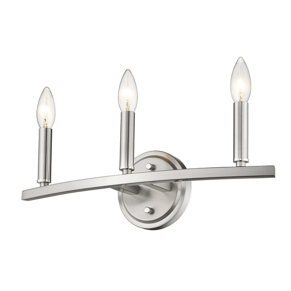 Sawyer 3-Light Satin Nickel Vanity