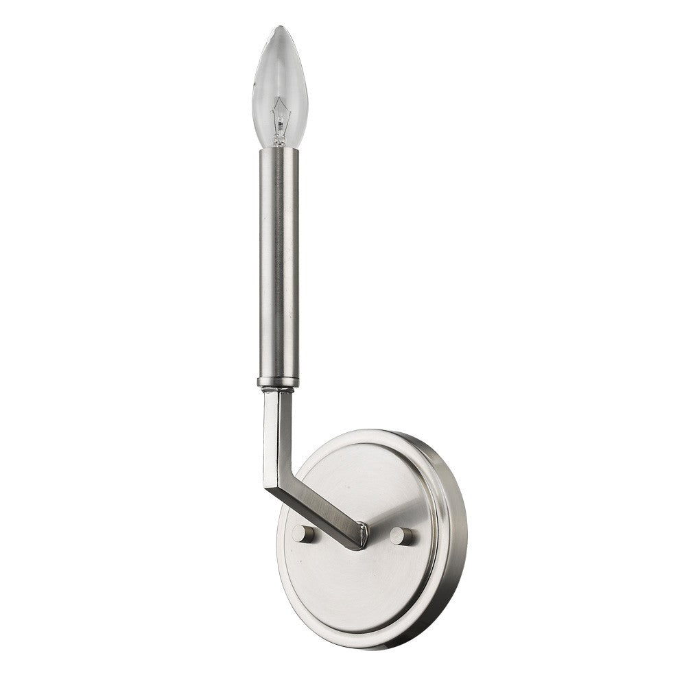 Harper 1-Light Satin Nickel Sconce