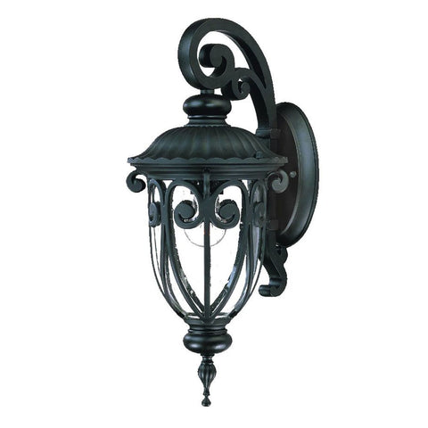 Matte Black Hanging Goblet Wall Light