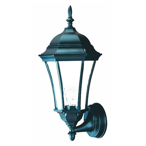 Matte Black Carousel Lantern Wall Light