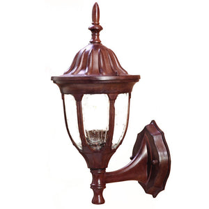 Dark Brown Lamp Shape Swing Arm Wall Light