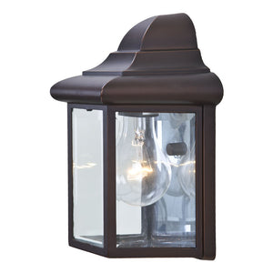 Bronze Pocket Lantern Wall Light