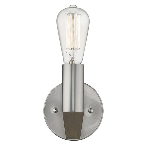 Finnick 1-Light Satin Nickel Sconce