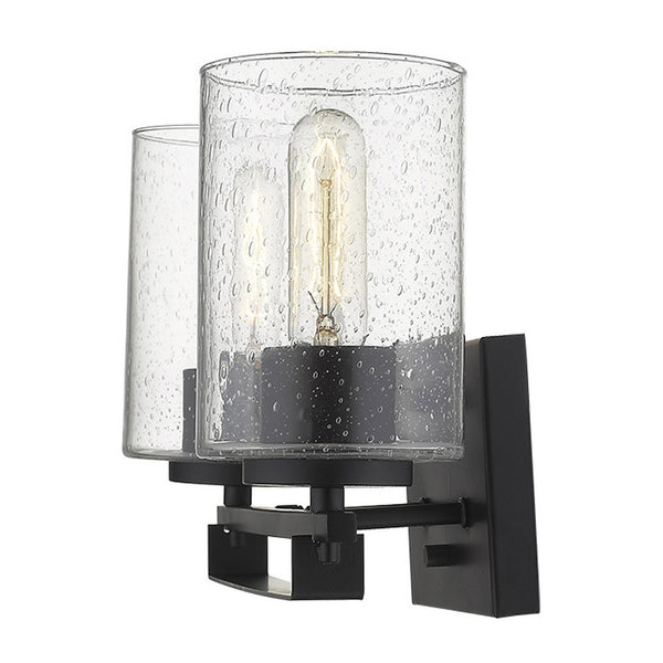 Orella 2-Light Matte Black Sconce