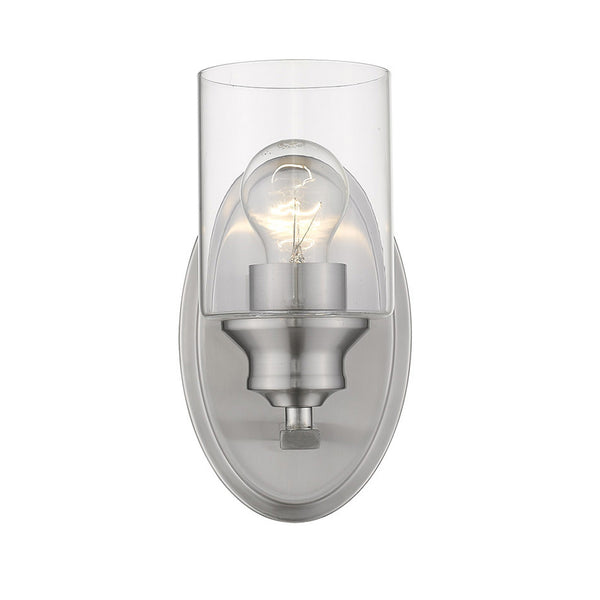 Gemma 1-Light Satin Nickel Sconce