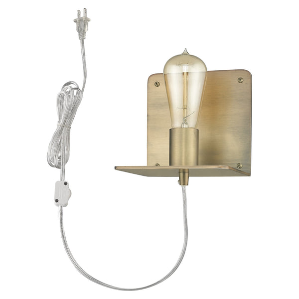 Arris 1-Light Aged Brass Sconce