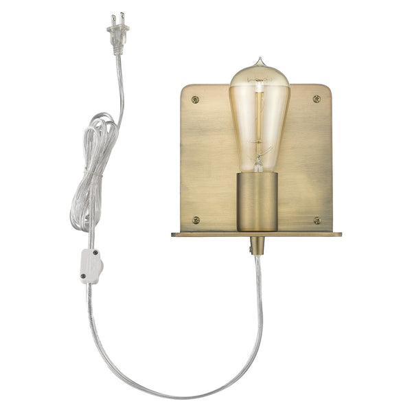 Arris 1-Light Aged Brass Sconce