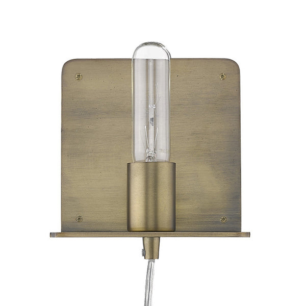 Arris 1-Light Aged Brass Sconce