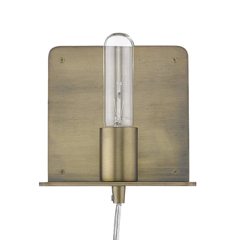 Arris 1-Light Aged Brass Sconce