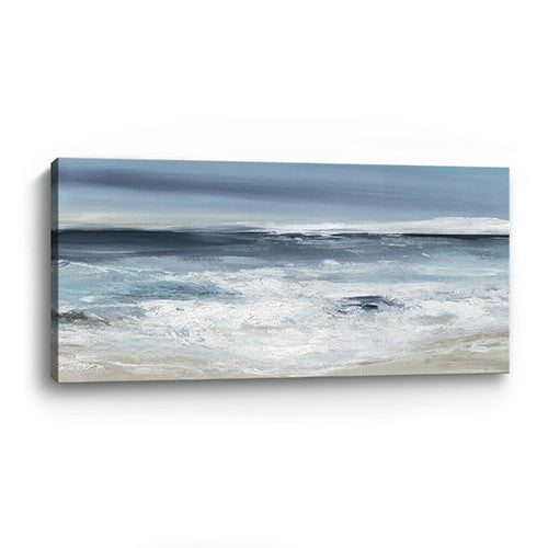 20" Long Beach Shore Canvas Wall Art