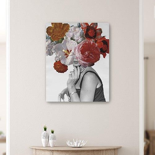 30" Modern and Glamorous Garden Party Canvas Wall Art