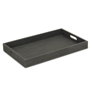 Minimalist Black Wooden Tray