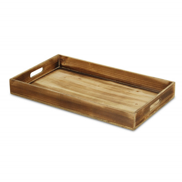 Minimalist Brown Wooden Tray