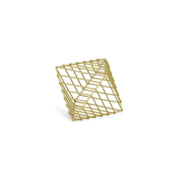 Petite Gold Metal Decorative Sculpture