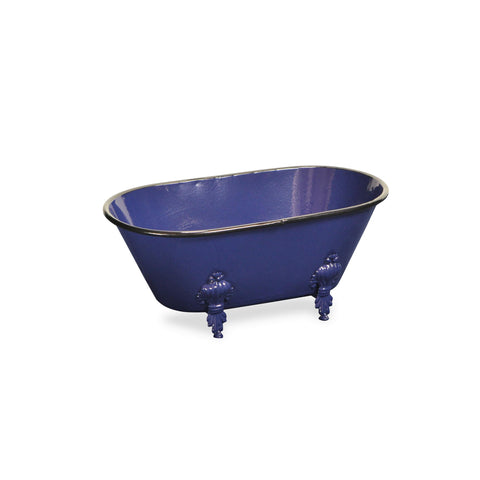 Jumbo Royal Blue Bathtub Decorative Sculpture