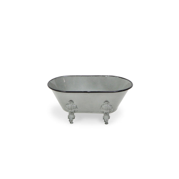 Light Gray Bathtub Decor Piece