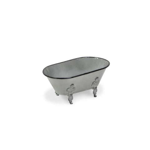 Light Gray Bathtub Decor Piece