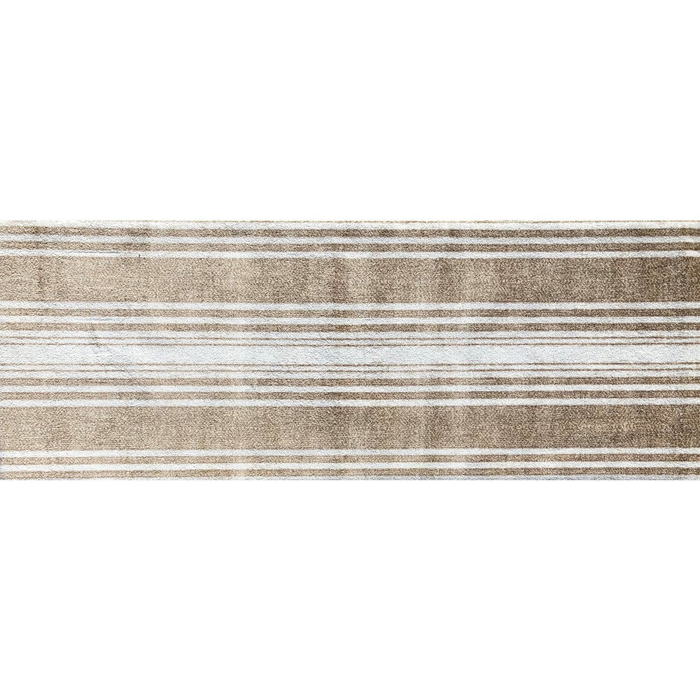 2' x 6' Sandy Shores Regatta Stripe Washable Runner Rug