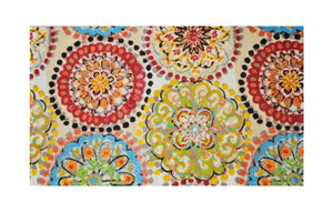 2' x 4' Mediterranean Brights Washable Floor Mat