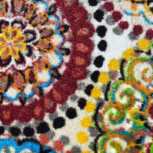 2' x 6' Mediterranean Brights Washable Runner Rug