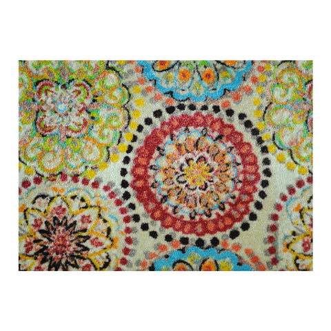 2' x 3' Mediterranean Brights Washable Floor Mat