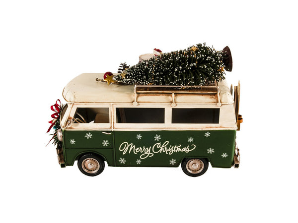 c1960s Volkswagen Christmas Bus Sculpture