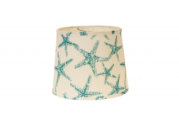 Cape Netted Glass Teal Starfish Accent Lamp